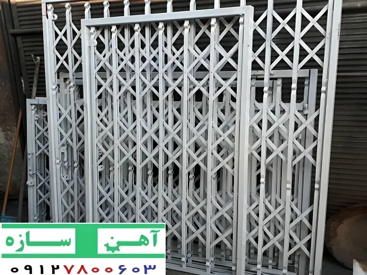 درب آکاردئونی 3 گل