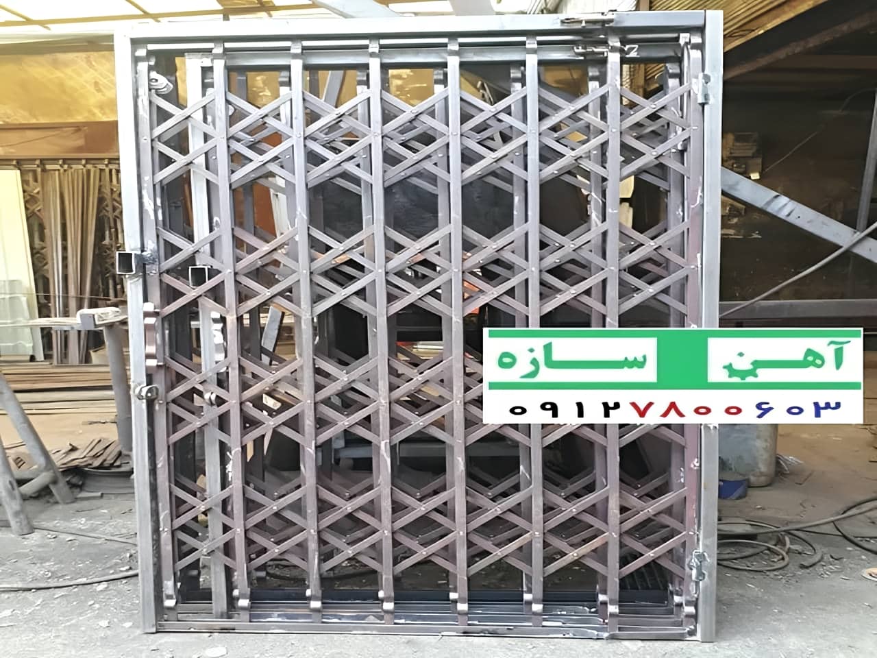 سفارش درب آکاردئونی 4 گل