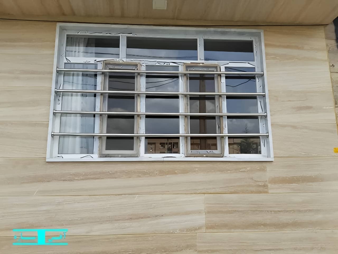 نرده حفاظ استیل حیاط