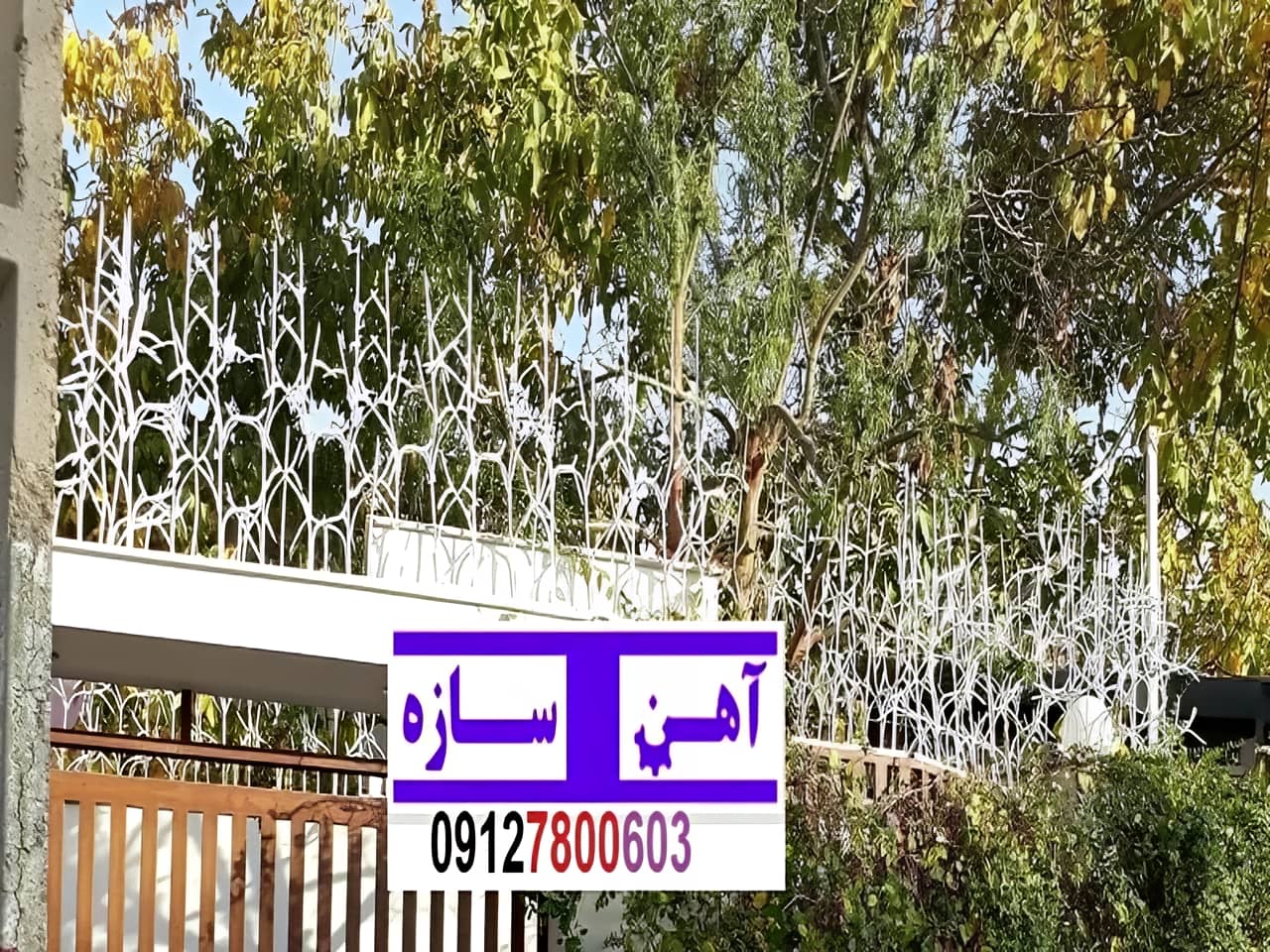 نرده حفاظ دیوار ساختمان شاخ گوزنی بوته ای لیلیوم