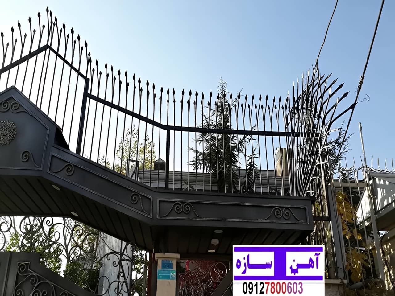 نرده حفاظ دیوار ساختمان شاخ گوزنی بوته ای لیلیوم