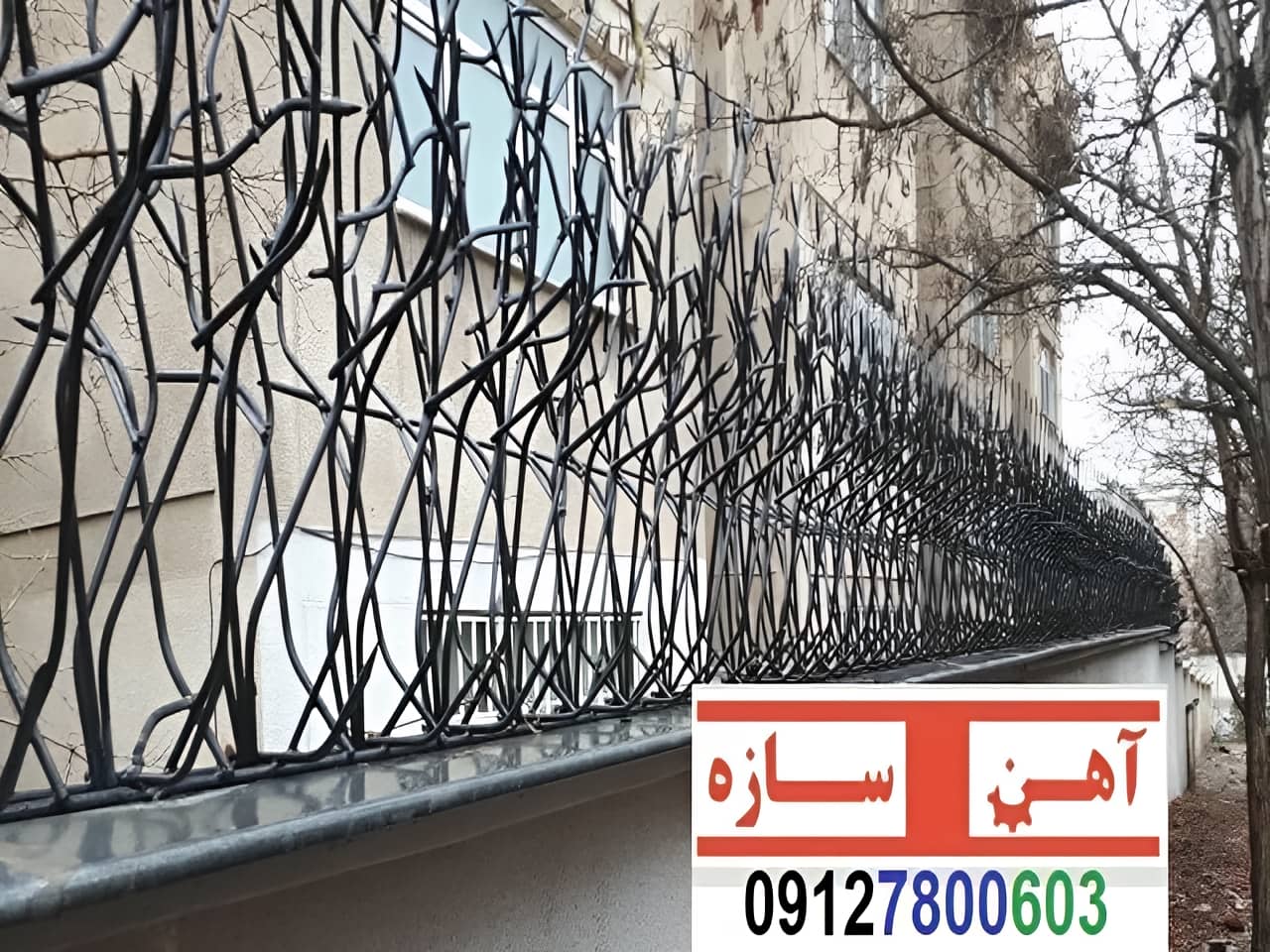 نرده حفاظ دیوار ساختمان شاخ گوزنی بوته ای لیلیوم