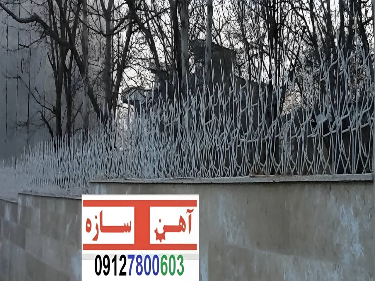 نرده حفاظ دیوار ساختمان شاخ گوزنی بوته ای لیلیوم