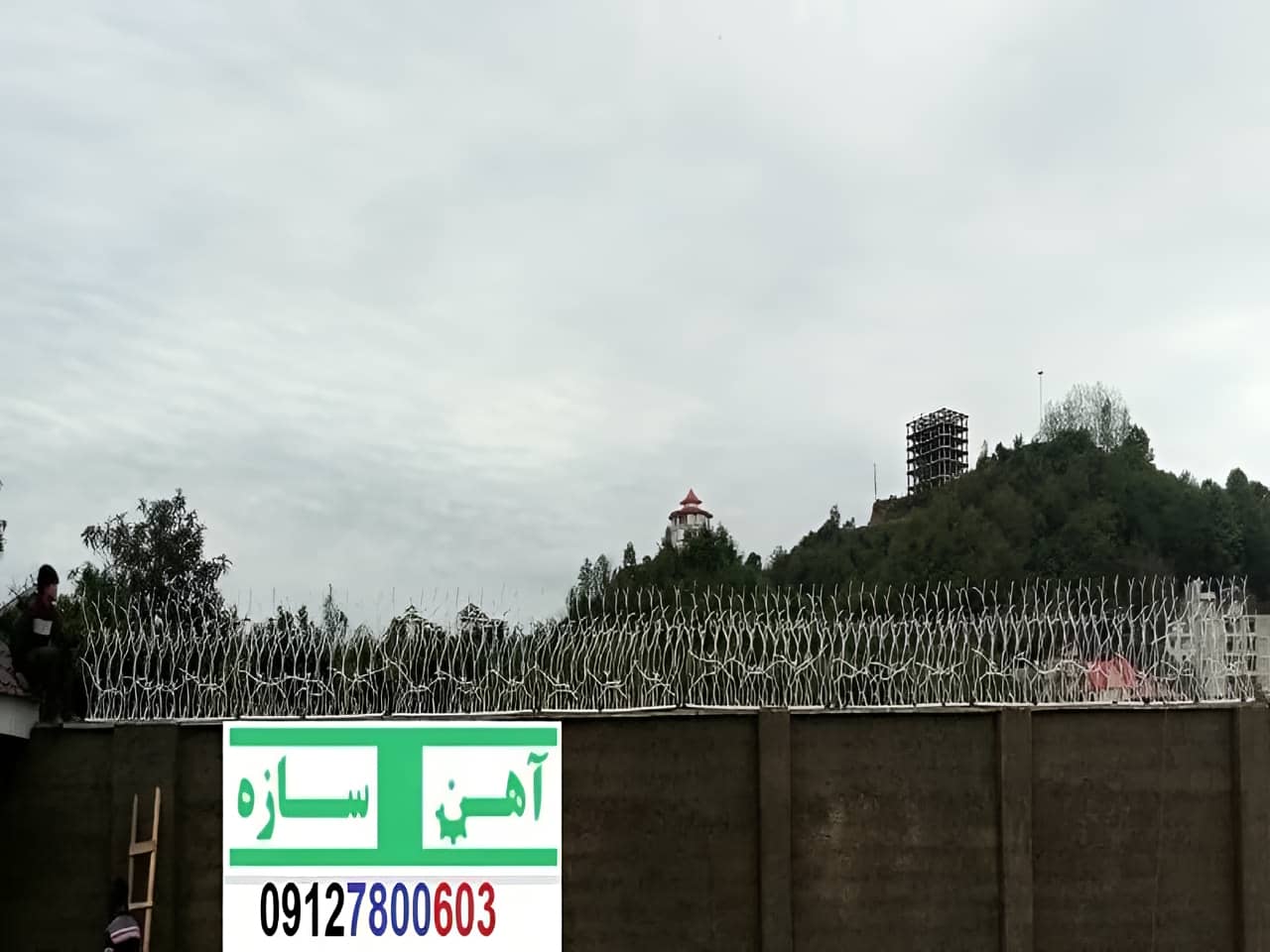 حفاظ نرده هزینه ساخت نصب شاخ گوزنی لیلیوم بوته خار دیوار