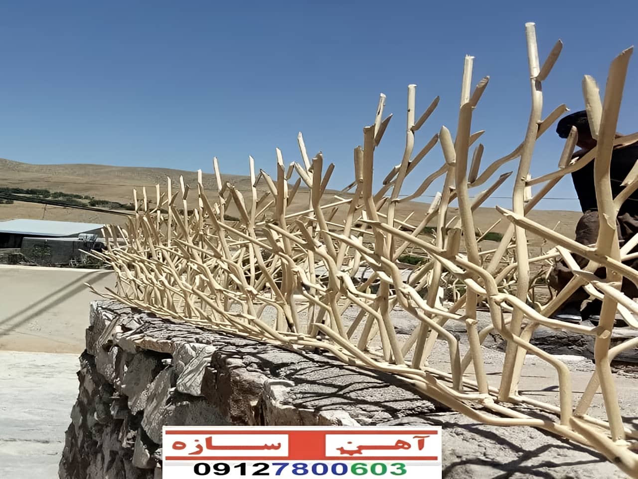 حفاظ نرده هزینه ساخت نصب شاخ گوزنی لیلیوم بوته خار دیوار