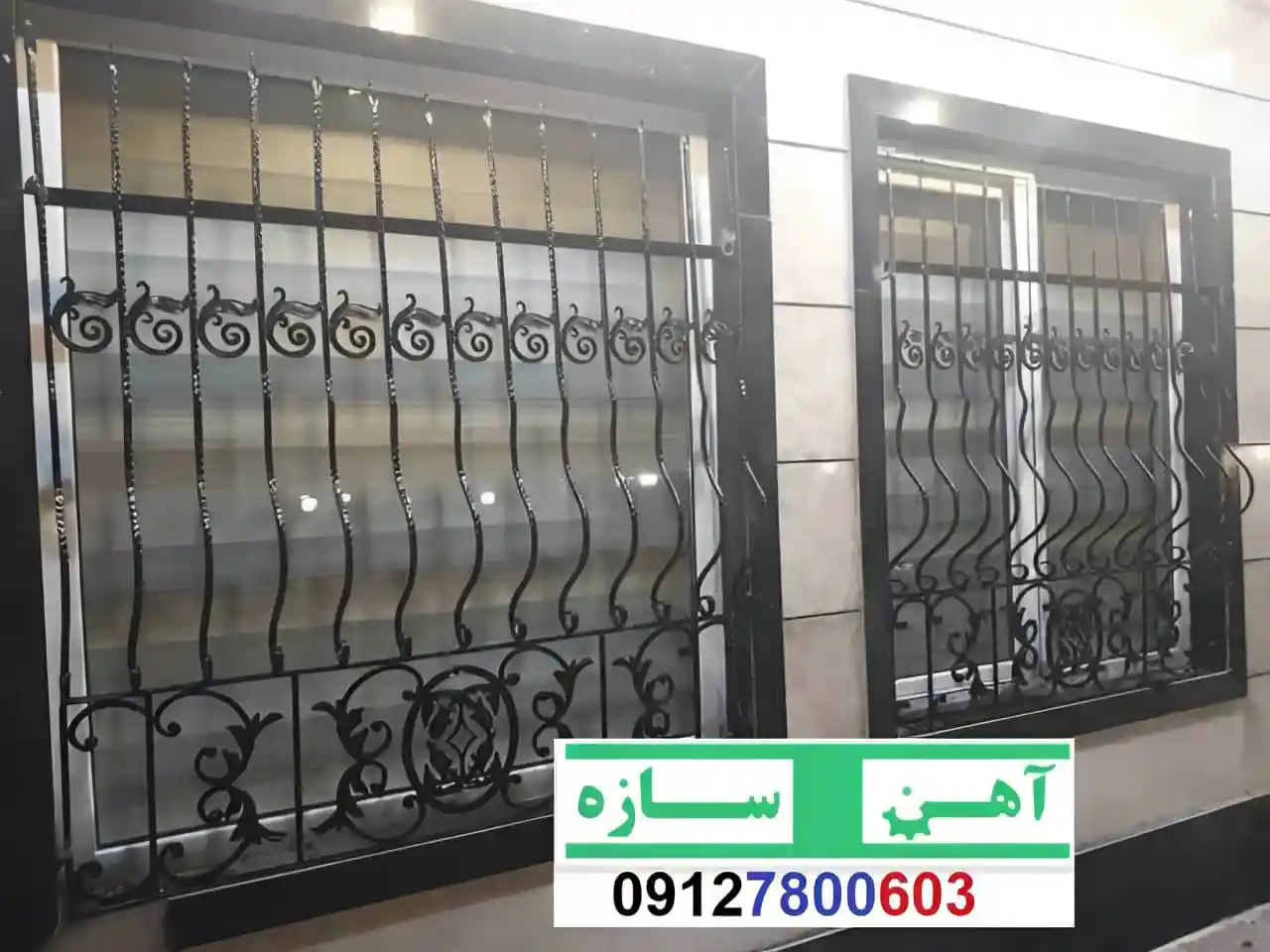 نرده فرفورژه پنجره