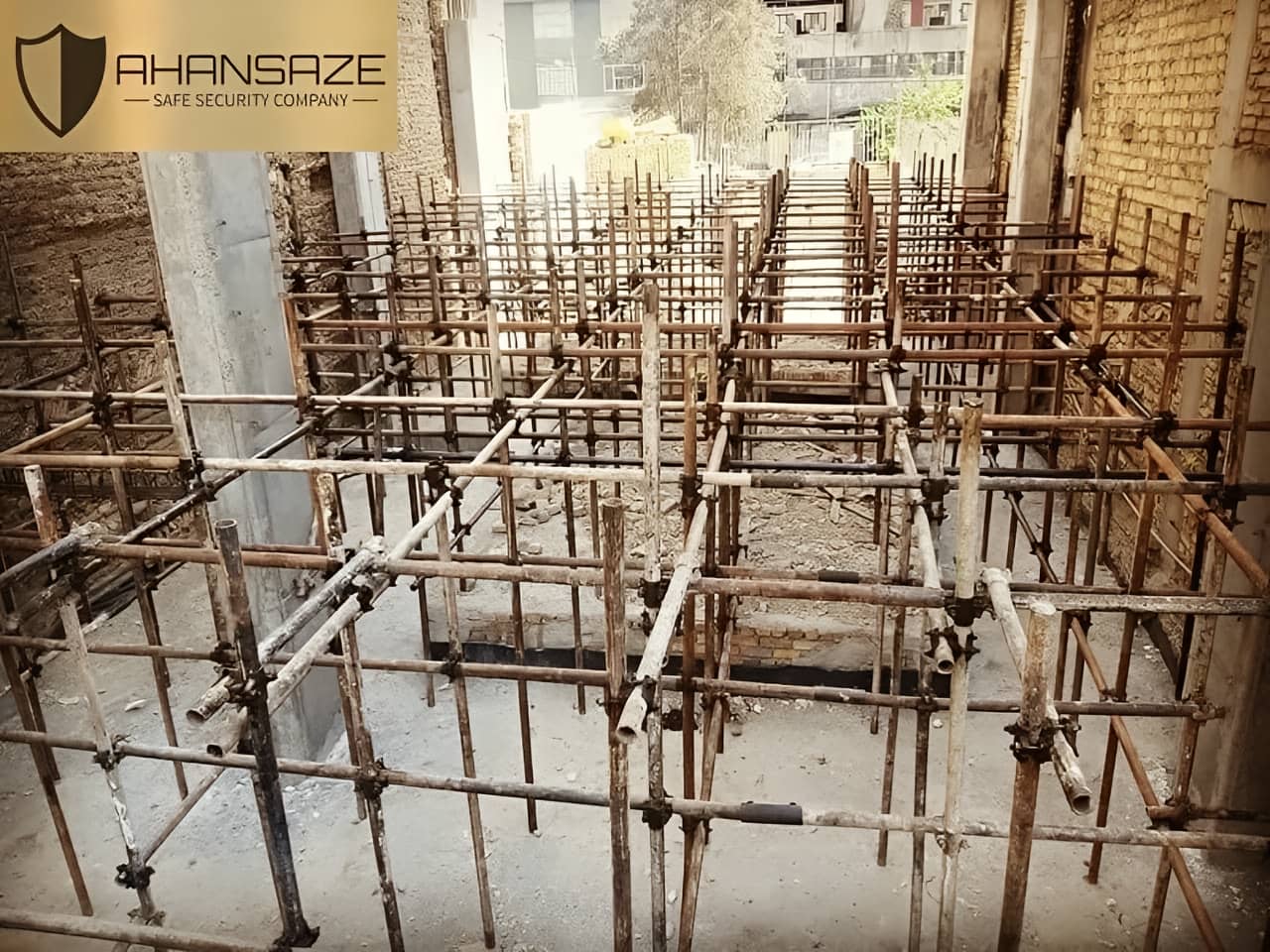 داربست در ساخت بنا