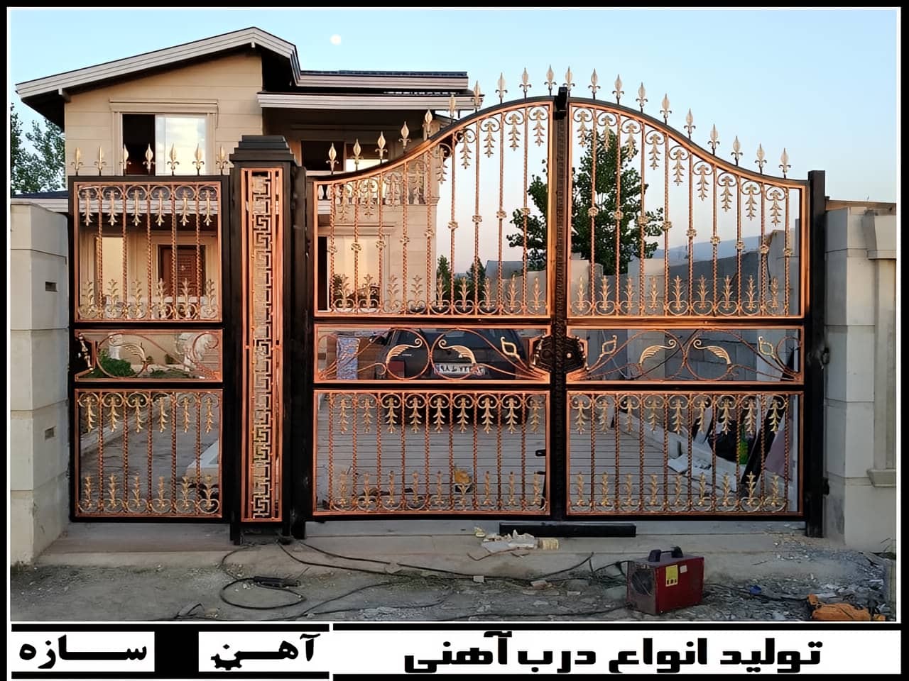 ساخت و نصب فرفورژه درب