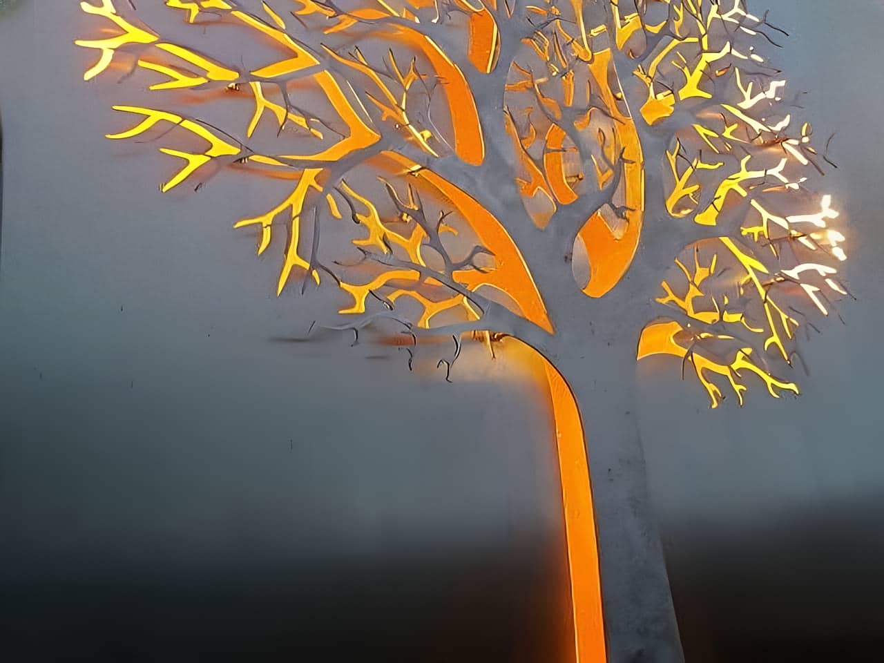 مدل سی ان سی فلزی برای اتاق پذیرایی