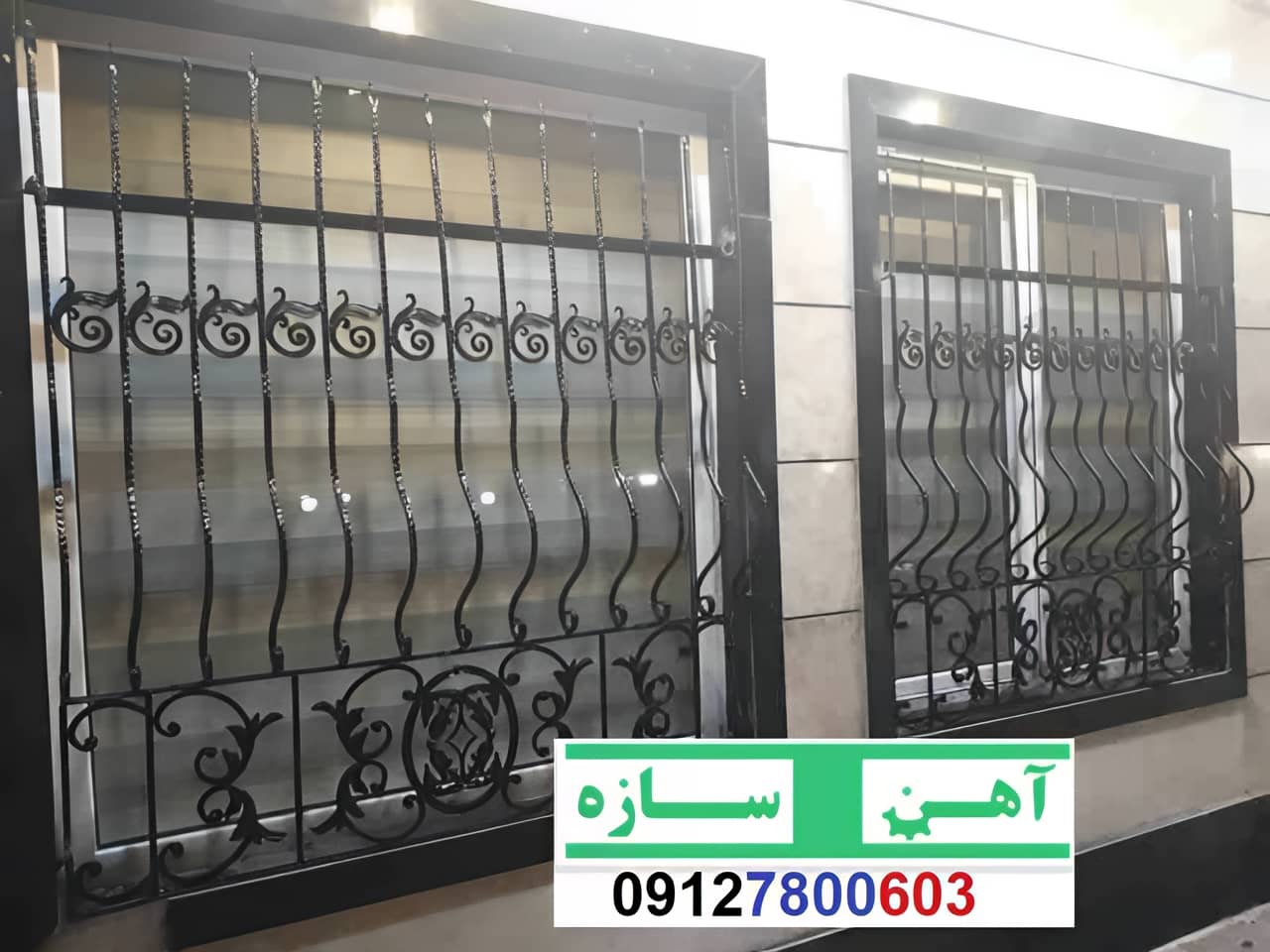 نرده فرفورژه پنجره
