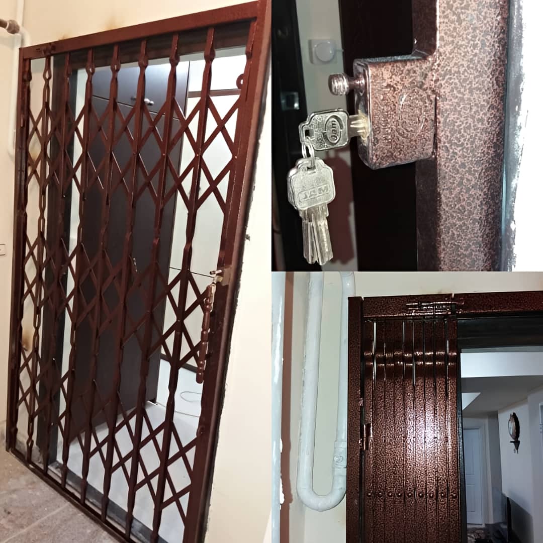 کاربردهای حفاظ و نرده درب آکاردئونی