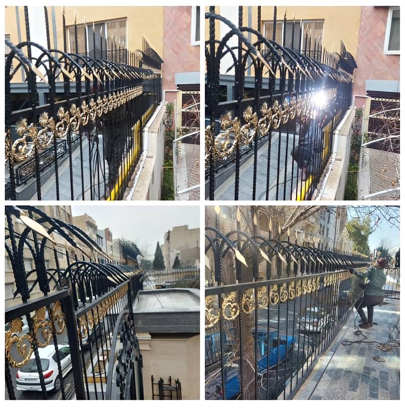طراحی و ساخت حفاظ روی دیوار