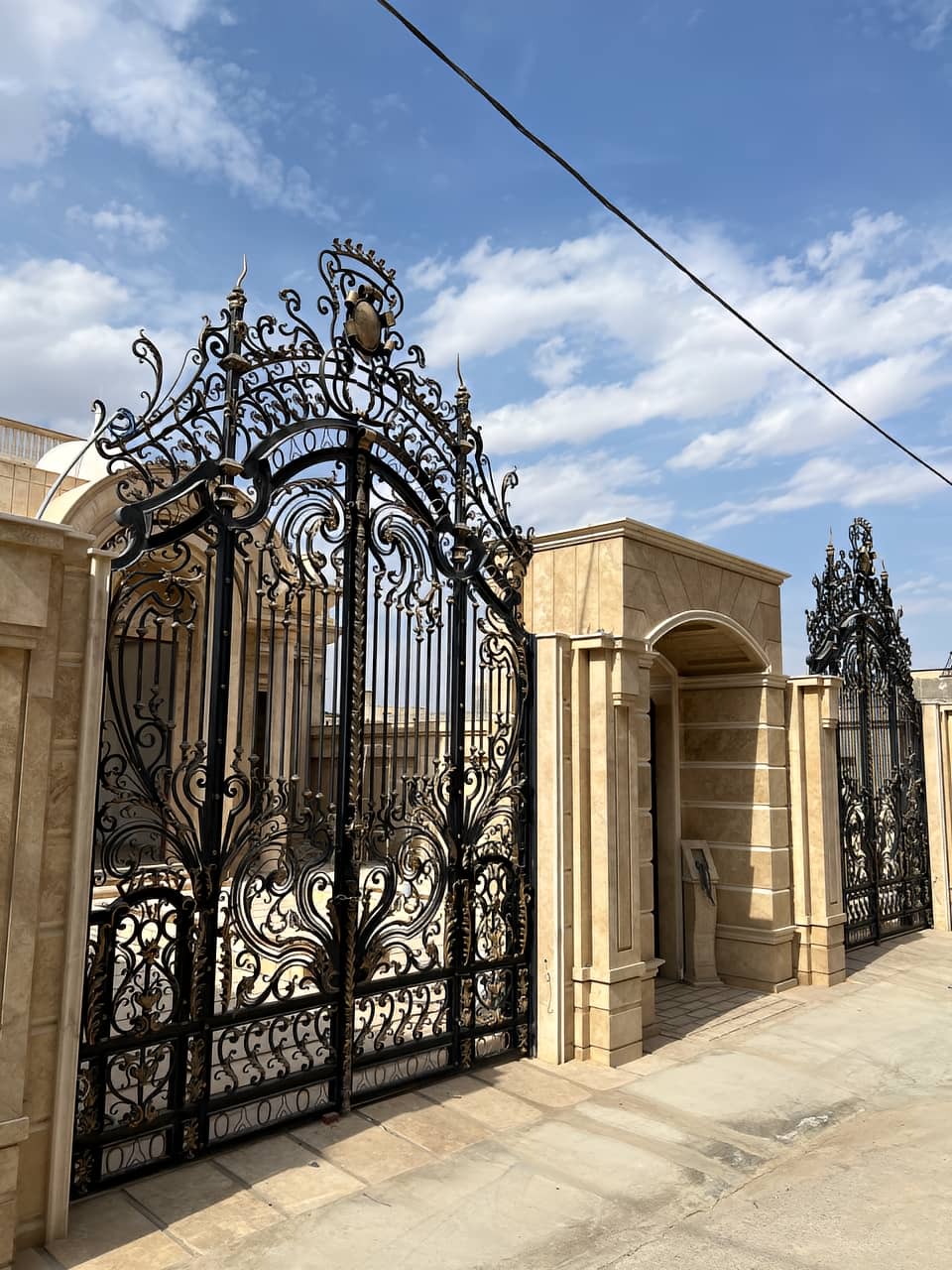 ایمنی درب فرفورژه فلزی
