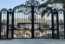 درب آهنی شمالی ساختمان