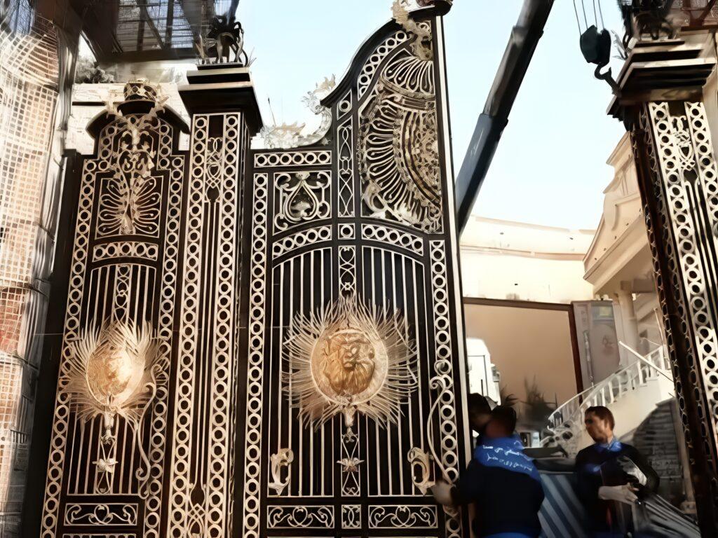مشخصات مراحل ساخت درب فرفورژه