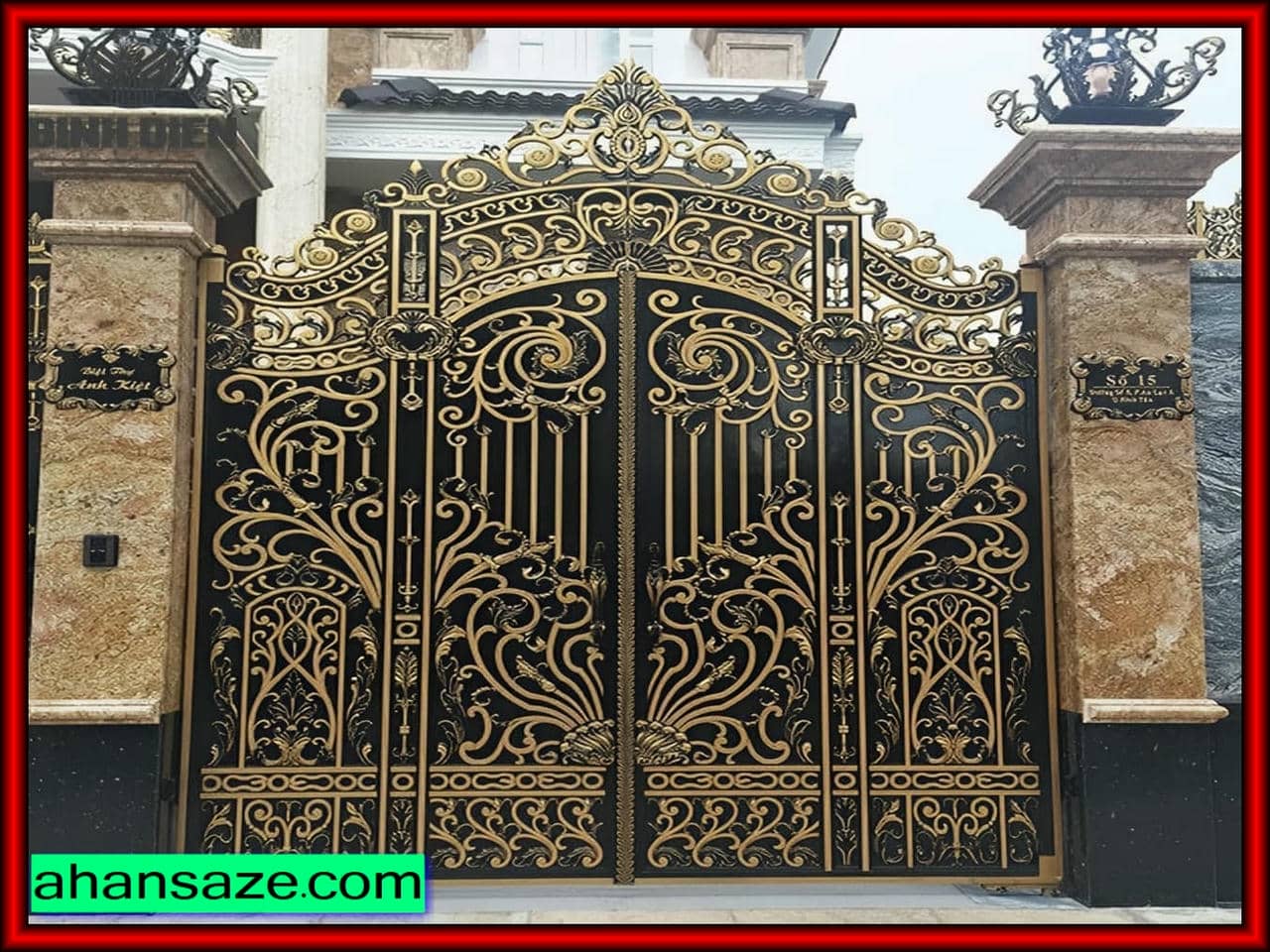 درب پارکینگ جنوبی و شمالی ساختمان در اصفهان