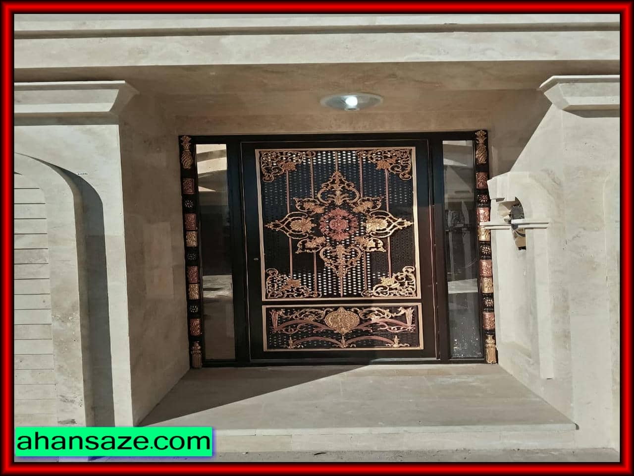 راهنمای نصب درب حیاط ساده و شیک
