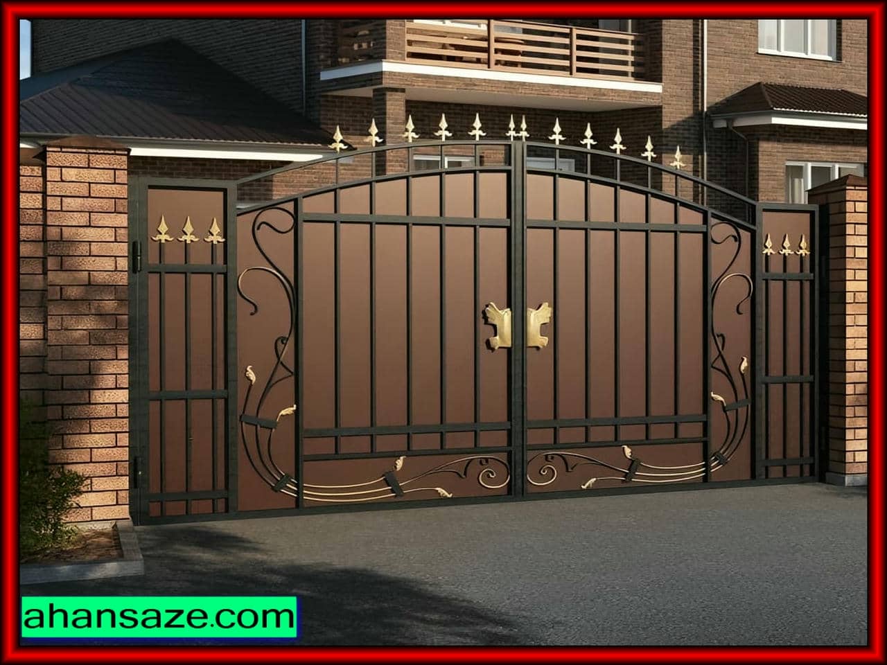 مدل‌های محبوب مد روز ترین درب ورودی باغ و ویلا