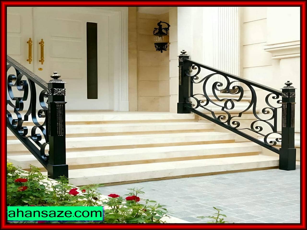 چگونه نرده فلزی فرفورژه زینتی سفارش دهید