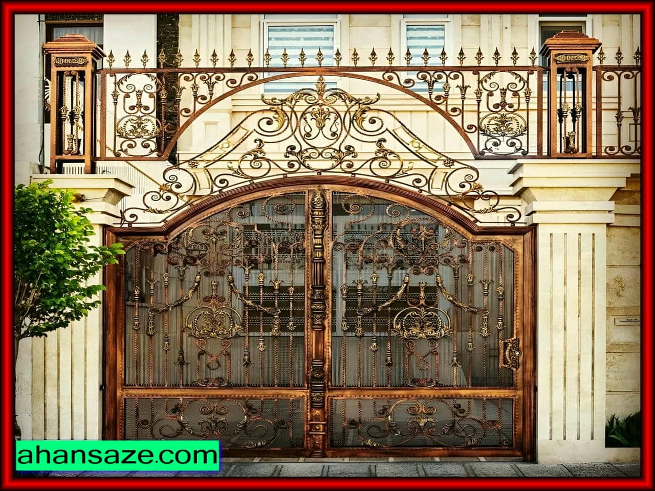 درب ویلایی فرفورژه در اصفهان