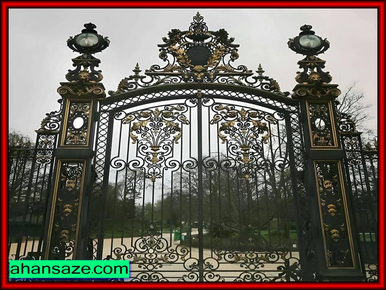 درب حیاط فرفورژه