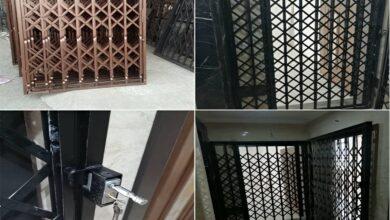 قیمت هر مترمربع درب آکاردئونی