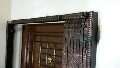 حفاظ کرکره ای درب منزل