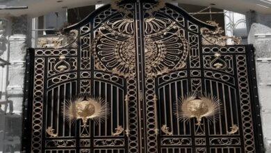درب حیاط فرفورژه در بوشهر
