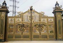 درب حیاط فرفورژه در رفسنجان