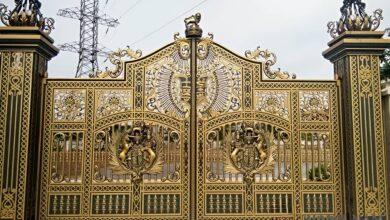 درب حیاط فرفورژه در رفسنجان