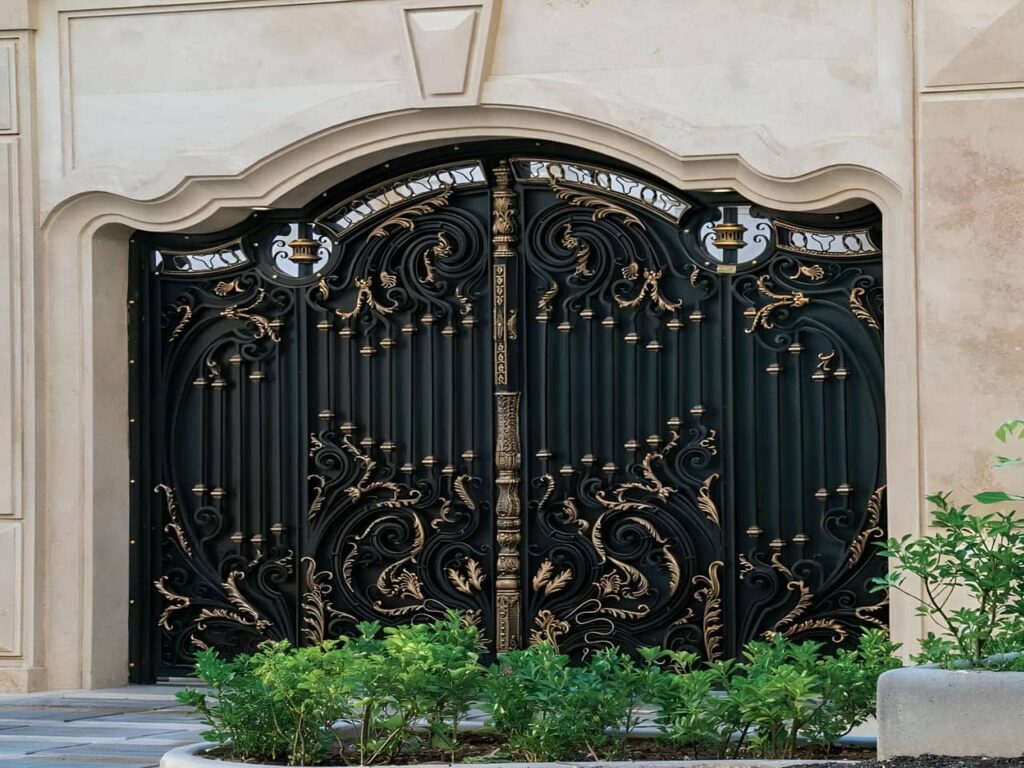 درب پارکینگ فرفورژه