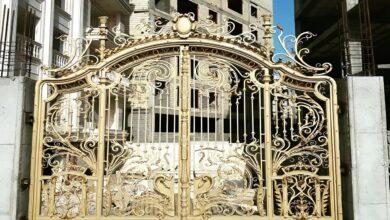 درب حیاط فرفورژه در دماوند