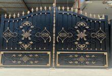 درب حیاط فرفورژه در اردبیل