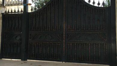 درب آهنی ویلایی ساختمان در محمودآباد