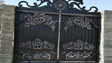 درب حیاط فرفورژه در بندر انزلی