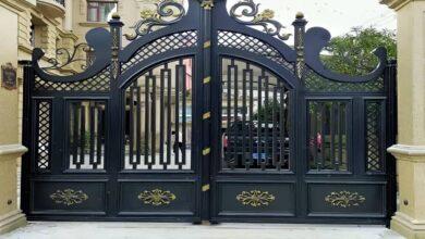 درب حیاط فرفورژه در فشم