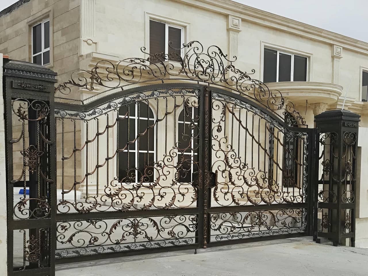 درب ویلایی ساختمان | آهن سازه درب ویلایی ساختمان