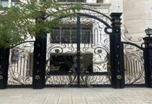 درب حیاط ویلایی در کاشان