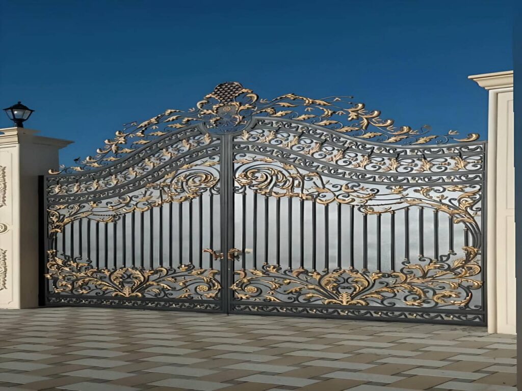 درب آهنی ویلایی ساختمان در گرگان