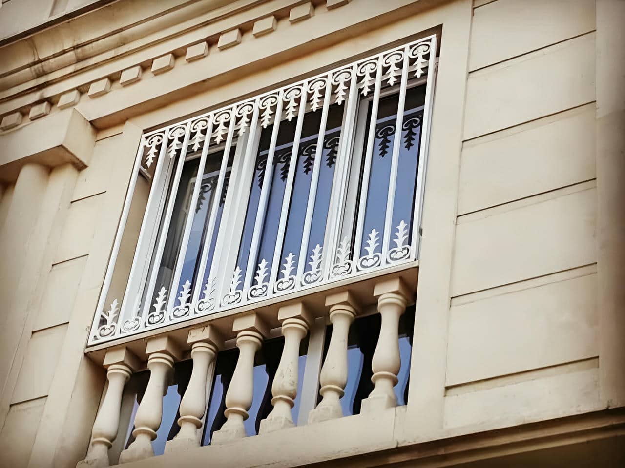 حفاظ پنجره برای خانه مدرن | آهن سازه حفاظ پنجره برای خانه مدرن