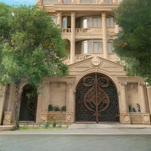 درب دسته گل ماشین رو و نفر رو – درب گل دار شیک