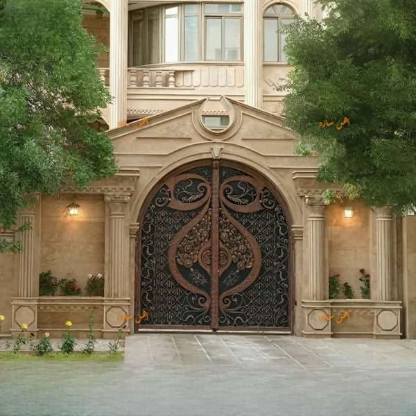 تولید درب دسته گل ماشین رو و نفر رو – درب گل دار شیک