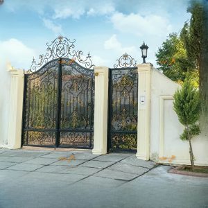 درب غنچه ماشین رو و نفر رو – درب گل دار، ویلایی