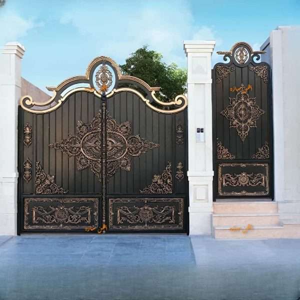 درب گل آرا ماشین رو و نفر رو – درب گل دار، خاص، ویلا