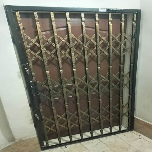 حفاظ آکاردئونی ۳ گل پرچ مخفی چند لایه با تسمه ساده و نقش دار ۲.۵ سانتی متر