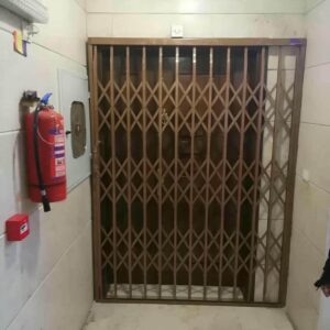 خرید درب آکاردئونی فلزی برای درب آپارتمان و ورودی ساختمان