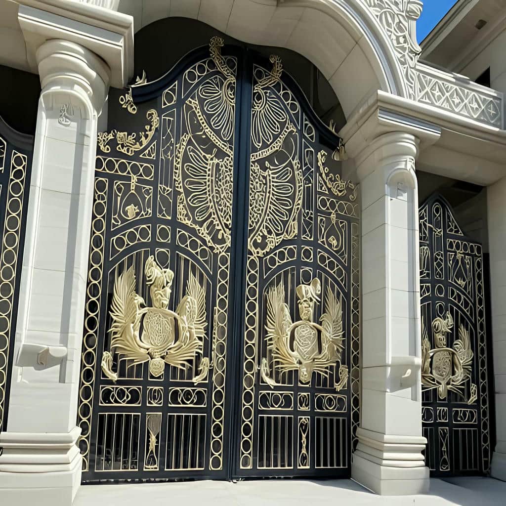 درب حیاط ویلایی فلزی در قائمشهر