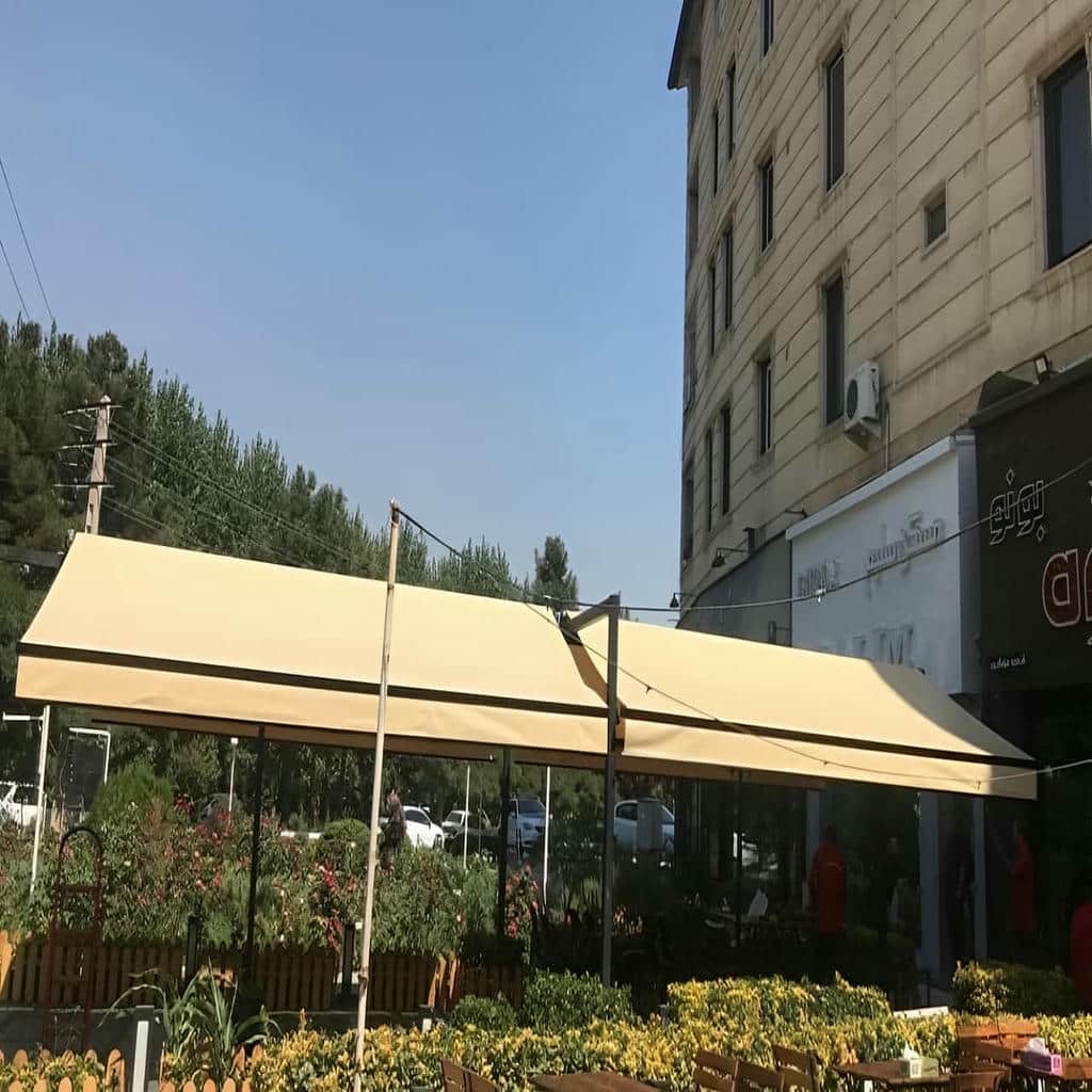 کارخانه سایبان برقی پوشش مقاوم در بندر دیلم