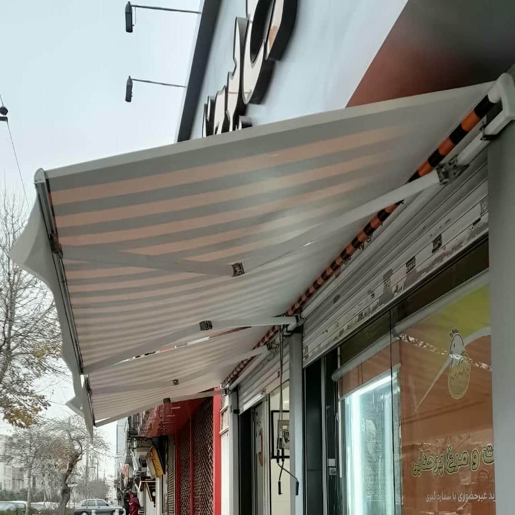خرید سایبان برقی اتوماتیک بازویی در کردان