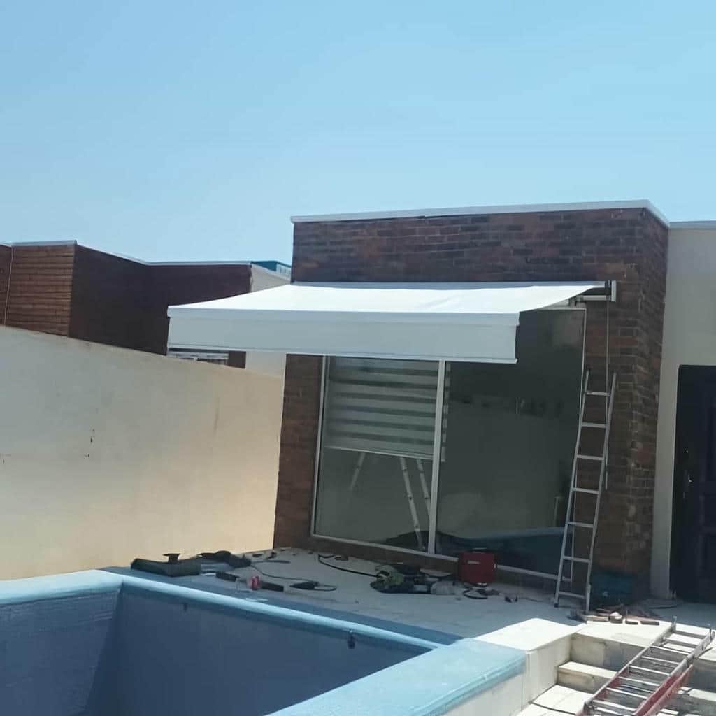 کارخانه سایبان برقی اتوماتیک ساختمانی در کمال شهر